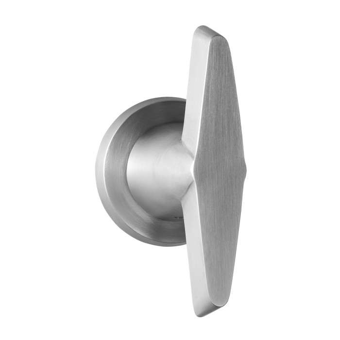 Voordeurknop Osiris Hertman CONE OH200V massief voordeurknop vast op rozet mat RVS main product photo