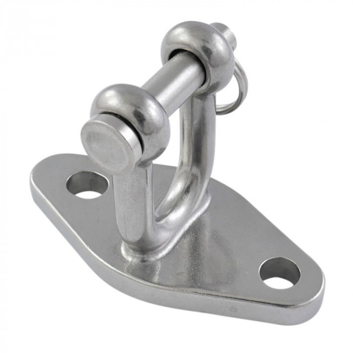 Oogplaat 75 mm met D-sluiting 8 mm RVS-316 main product photo