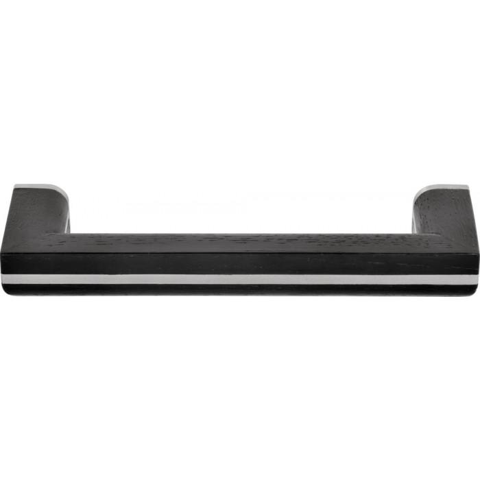 Meubelgreep Piet Boon TWO PB22/160 massief meubelgreep mat RVS/eikenhout zwart main product photo