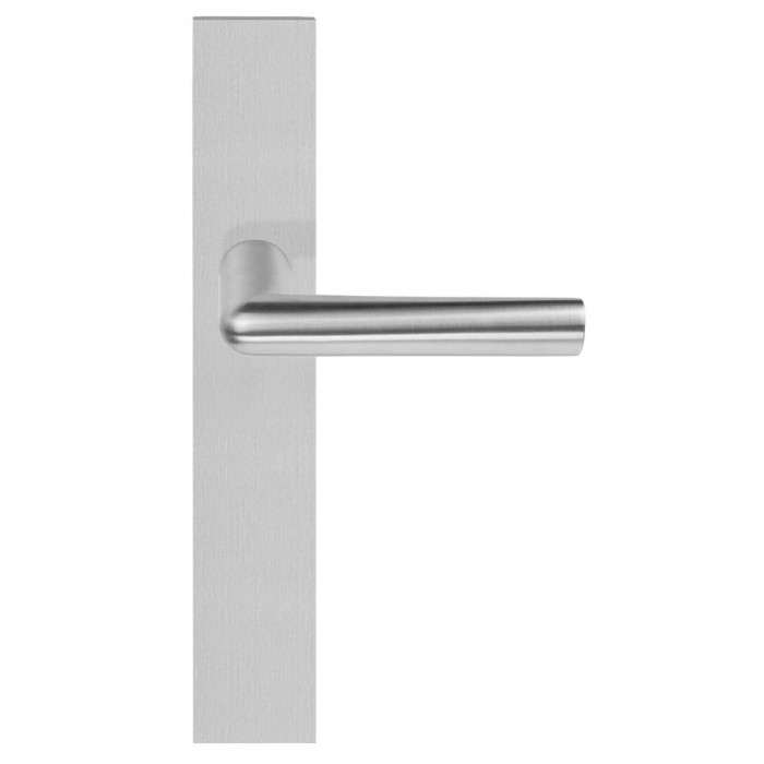 Deurkruk paar Piet Boon INC PBI101P236SFC massief ongeveerd op schild blind mat RVS main product photo