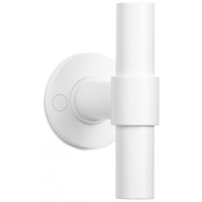 Voordeurknop Piet Boon ONE PBT100V massief voordeurknop vast op rozet wit RVS-304 main product photo