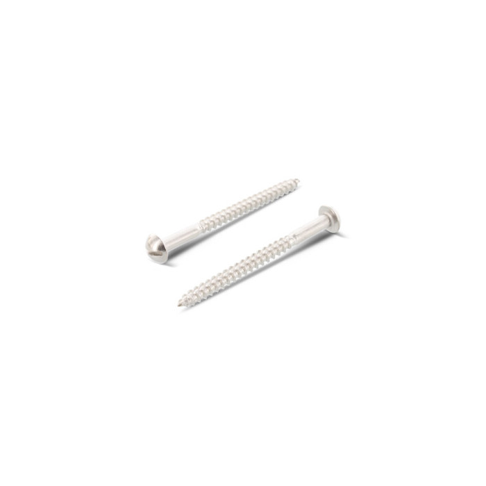 Houtschroef bolkop 6,0 x 100 mm DIN 96 RVS A2-50 (100 stuks) main product photo