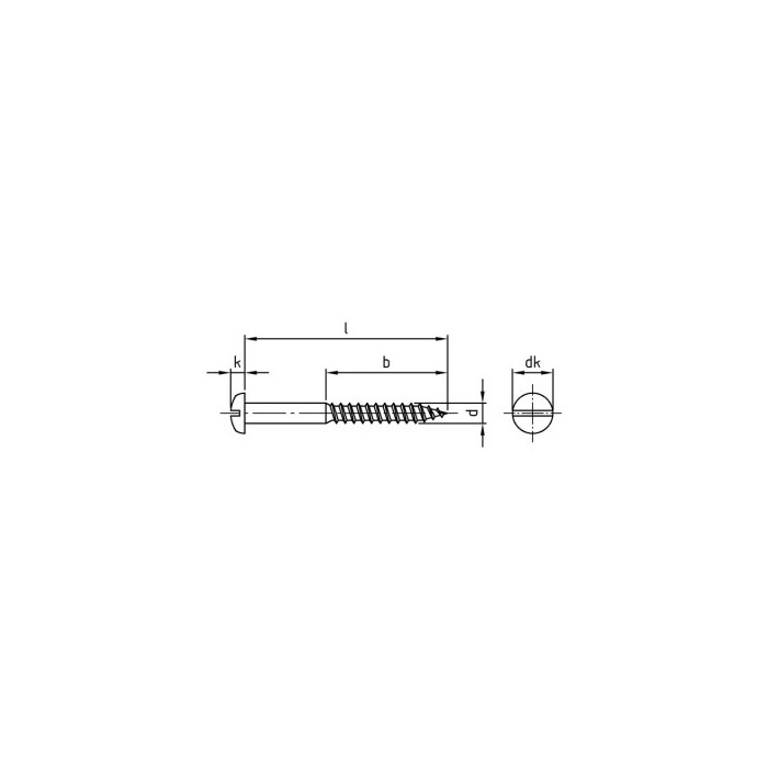 Houtschroef bolkop 3,0 x 12 mm DIN 96 RVS A4-50 (200 stuks) main product photo