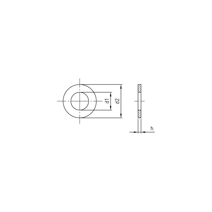 Sluitring 8,4 mm DIN 125-A RVS 1.4529 (500 stuks) main product photo