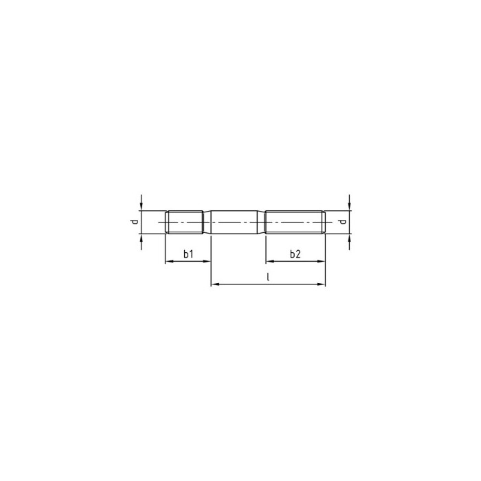Tapeind 2d M8 x 65 mm DIN 835 RVS A4-50 (200 stuks) main product photo