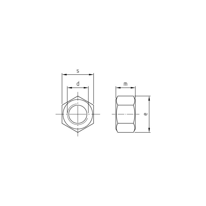 Zeskantmoer M2,5 DIN 934 RVS A4-50 SW5 (1000 stuks) main product photo