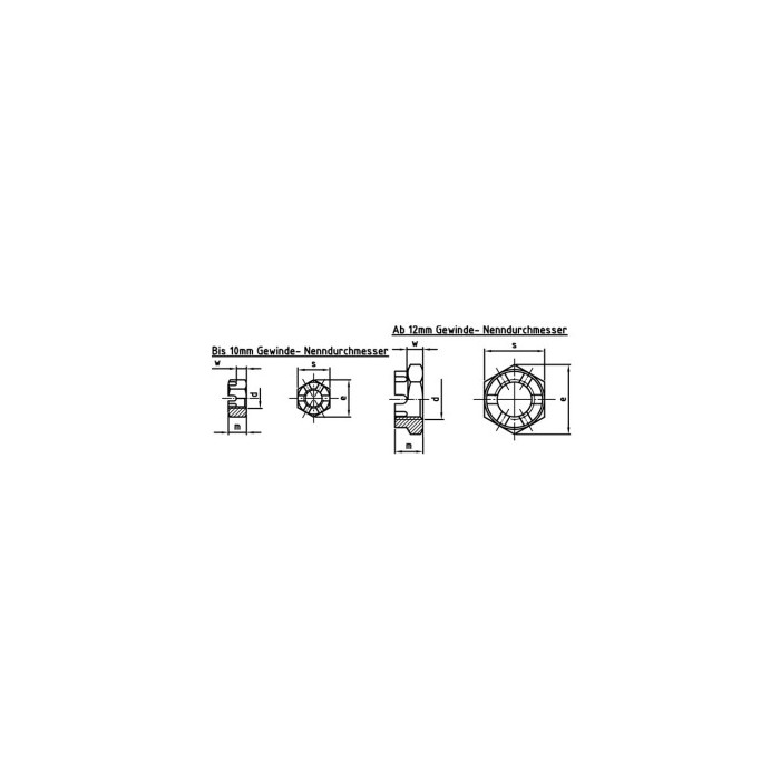 Kroonmoer laag M16 DIN 937 RVS A2-50 SW24 (50 stuks) main product photo