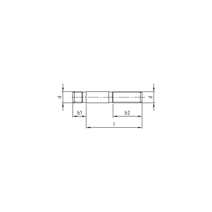 Tapeind 1,25d M8 x 30 mm DIN 939 RVS A2-50 (200 stuks) main product photo