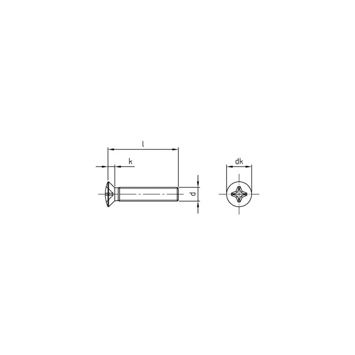 Lenskopschroef M6 x 90 mm DIN 966 RVS A2-70 PH3 (200 stuks) main product photo