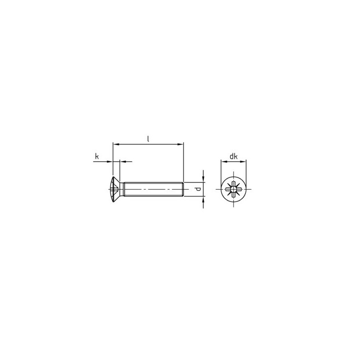 Lenskopschroef M3 x 50 mm DIN 966 RVS A4-50 PZ1 (500 stuks) main product photo