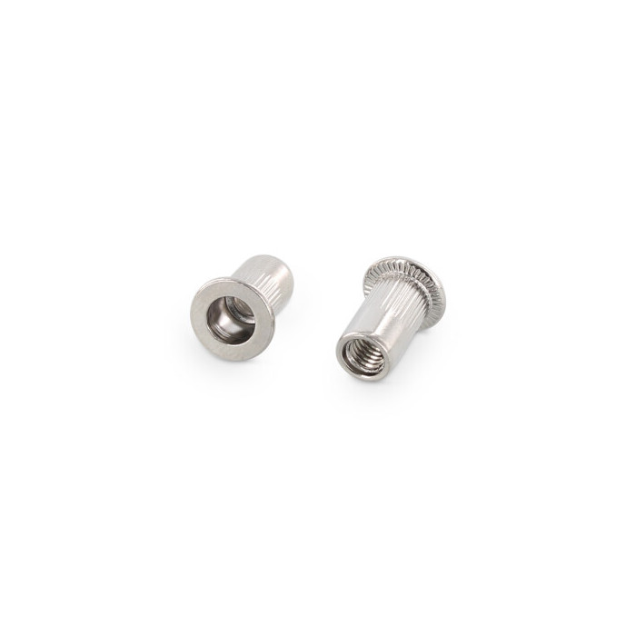 Flako insteekmoer open M4 x 11,5 mm Art. 1025 RVS A4 (250 stuks) main product photo