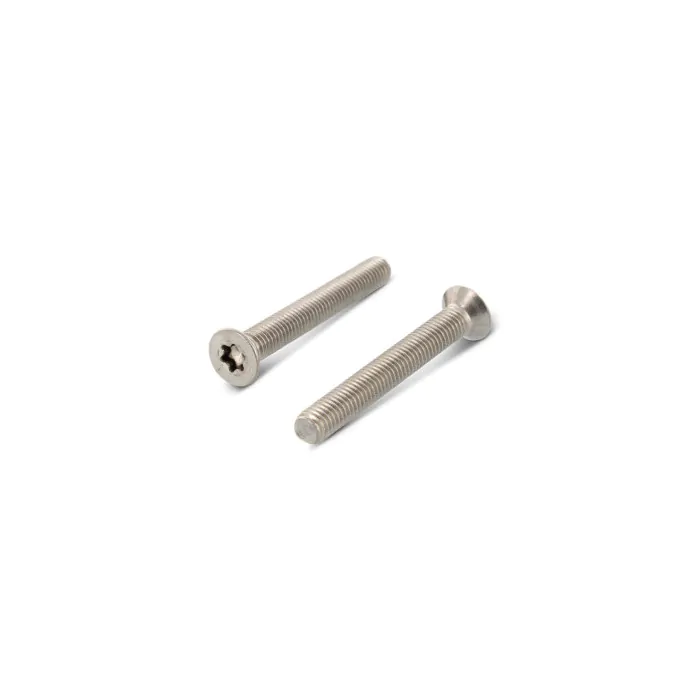 M6 Verzonken kopschroeven 30 stuks M6x45 mm schroeven roestvrij staal A2 V2A binnenzeskant verzonken kop schroeven DIN 7991/ISO 10642 platte kopschroeven volledige schroefdraad verzonken schroeven