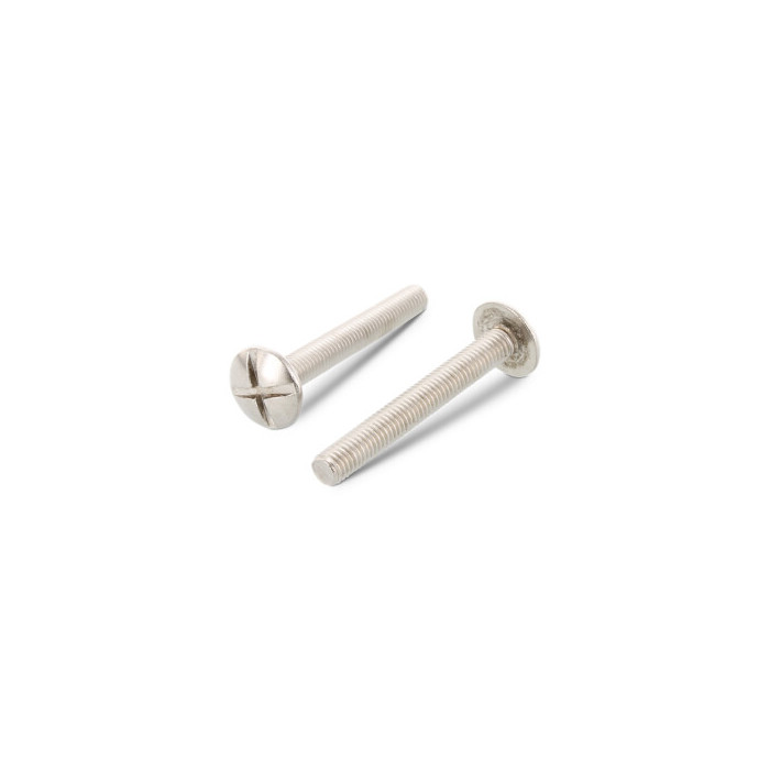 Platkopschroef met dubbele sleuf M4 x 12 mm NF E 25-129 RVS A4 (500 stuks) main product photo