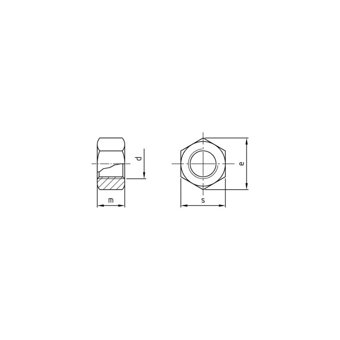 Zeskantmoer M14 ISO 4032 RVS A4-70 SW21 (100 stuks) main product photo