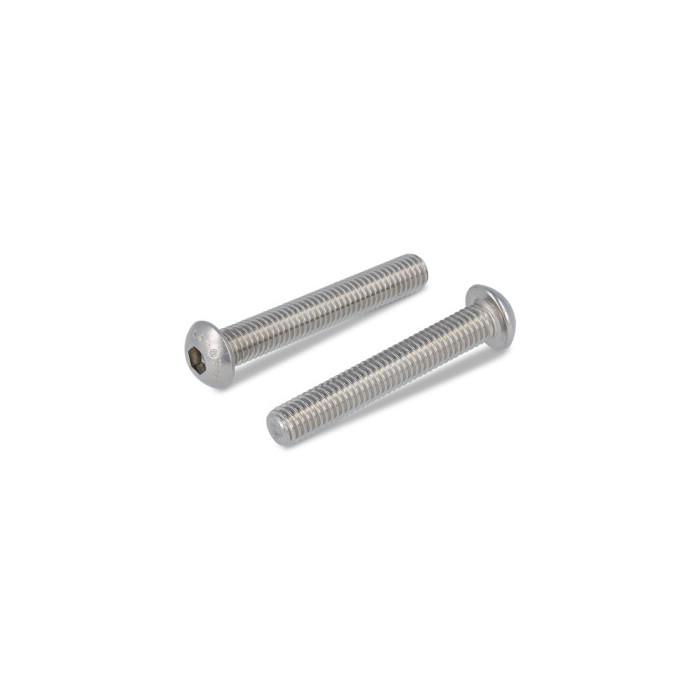 Platkopschroef M4 x 30/30 mm ISO 7380 RVS A4-50 SW2,5 (500 stuks) main product photo
