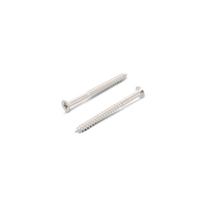Houtschroef verzonken Pozidriv 4,5 x 45 mm DIN 7997 RVS A2-50 PZ2 (200 stuks) main product photo