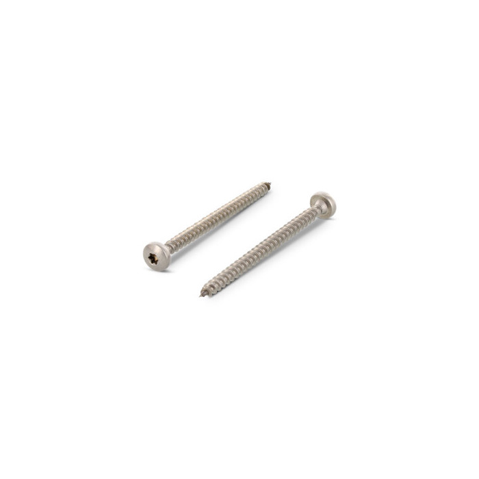 Houtbouwschroef rondkop 6,0 x 25 mm Art. 9045 RVS A2-50 TX25 (100 stuks) main product photo