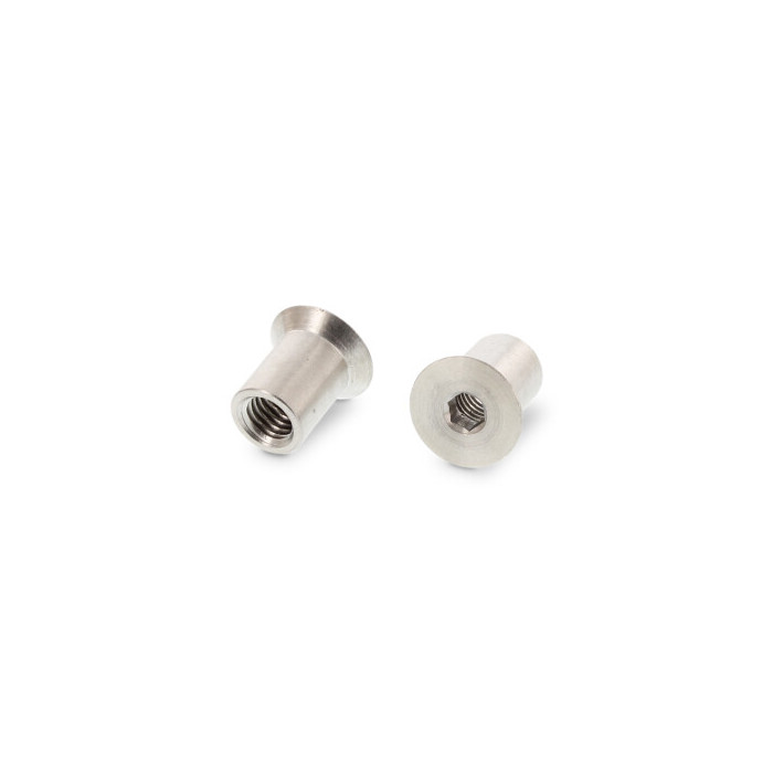 Hulsmoer platverzonken M3 x 7 mm Art. 9062 RVS A1 SW2 (100 stuks) main product photo