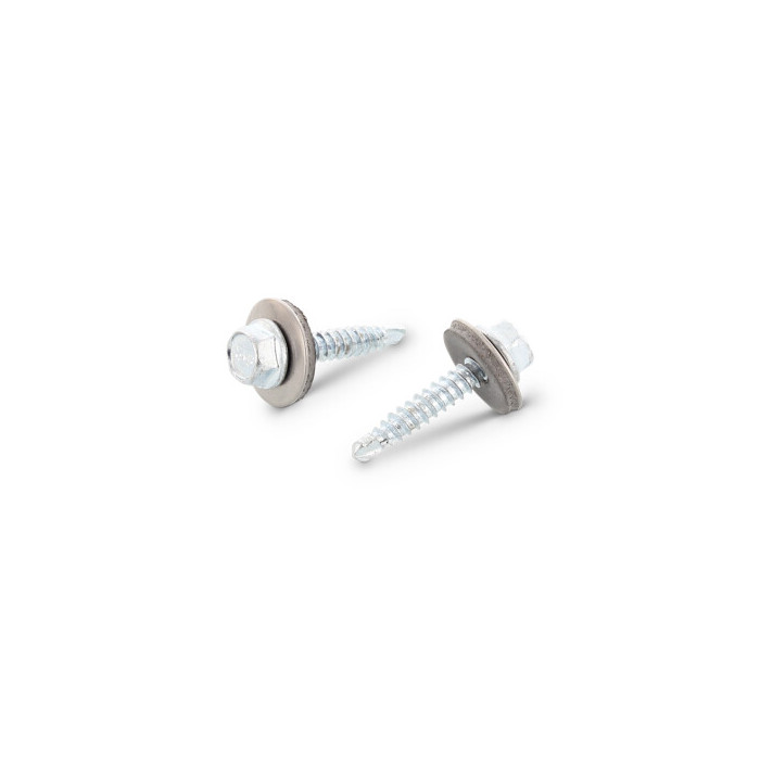 Boorschroef bi-metaal 4,8 x 20 mm EPDM ring 16 mm Art. 9504 RVS A2/CV SW8 (1000 stuks) main product photo