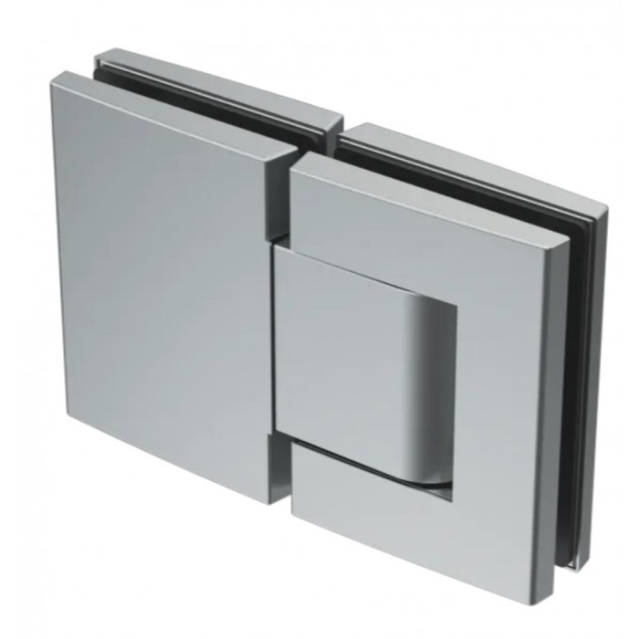 Glasdeurscharnier Azra 2 stuks hydraulisch en zelfsluitend glas/glas mat geslepen main product photo