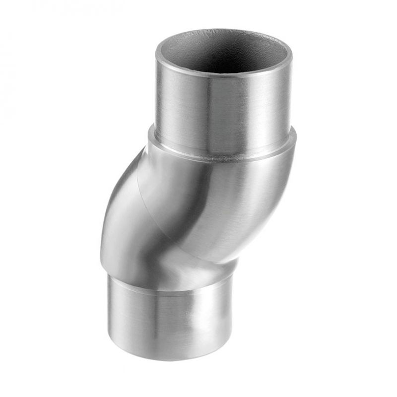 Buisverbinder variabel voor buis 42,4 x 2,0 mm vast RVS-316 antracietgrijs model 0221