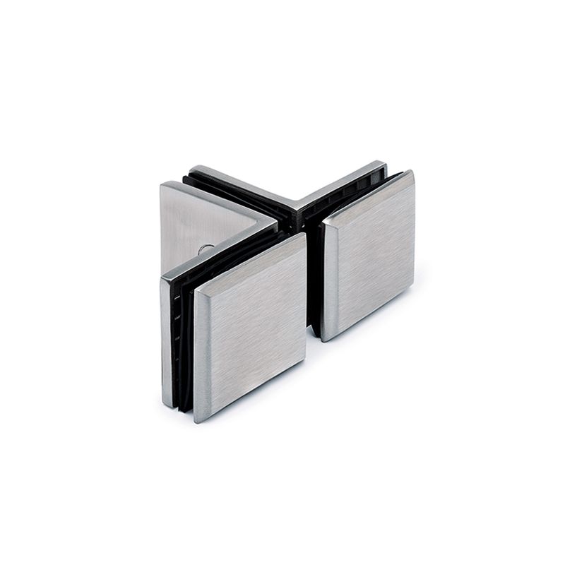 Glasdeurscharnier Voor Glasdikte 8 - 12,76 Mm RVS-304 Mat Geslepen Model 1002
