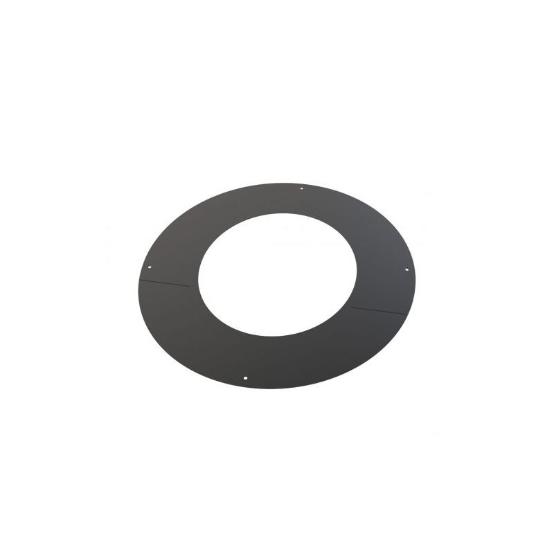 Rozet diameter 180 mm Geblauwd staal | Heating World