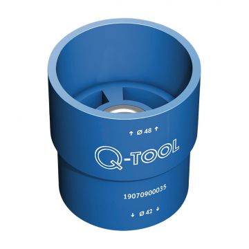 Q-Tool voor montage van houten plug, voor Ø42 mm en Ø48 mm, staal, Q-82