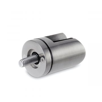 Scharnier adapter Lucilla vlak zamak RVS look
