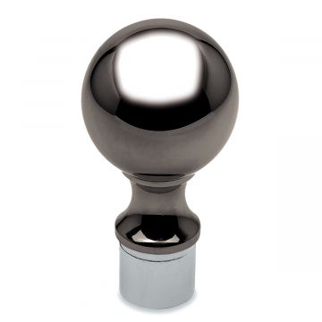 Eindbol voor buis 38,1 x 1,27 mm, model 212, Antraciet