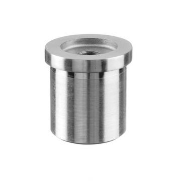 Buisadapter voor buis 33,7 x 2,0 mm vast RVS-304 mat geslepen model 0730
