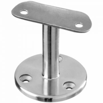 Leuningdrager buis Ø 42,4 mm RVS-304 mat geslepen model 0708