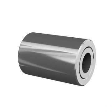 Muurflens met blinde bevestiging voor staf 16 mm vast RVS-316 mat geslepen model 0504