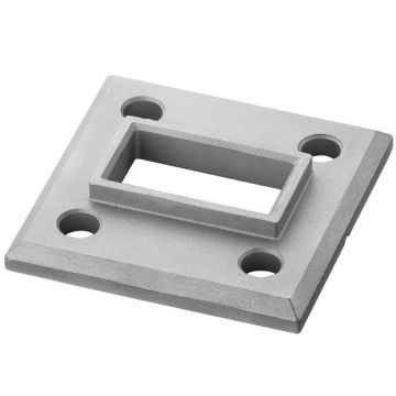 Aanlasflens koker 60 x 30 mm RVS-316 onbewerkt model 3503