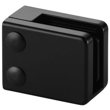 Glasklem vlak RVS-316 mat zwart model 4200