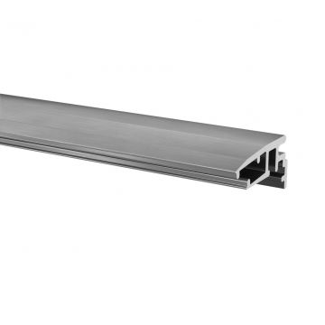 Aansluitprofiel Easy Glass Smart topmontage lengte 5000 mm model 6979 aluminium (onbewerkt)