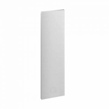 Eindkap Easy Glass Pro rechts 222 x 63 mm model 8133 aluminium (geanodiseerd)