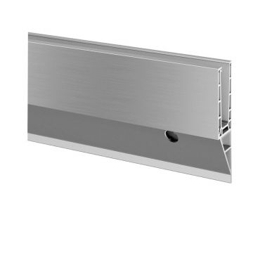 Easy Glass Pro vloerprofiel zijmontage lengte 5000 mm model 8140 aluminium (geanodiseerd)