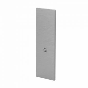 Eindkap Easy Glass Smart, 206,5 x 68 mm, model 8233, aluminium (onbewerkt)