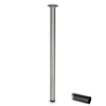 Tafelpoot, Ø 38,1 mm, L = 720 mm, model 620, Antraciet