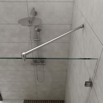 Douchewand stabilisatie set
