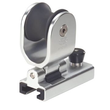 Sprenger 25 x 4 mm genuaslede 88 mm met katrol Ø 40 mm aluminium zilver geanodiseerd