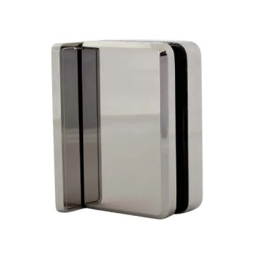 Glasdeurscharnier RVS-304 glas/wand chroom design DIN links/DIN rechts