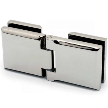 Glasdeurscharnier voor glasdikte 6 - 10 mm RVS-304 glanzend gepolijst model 0305