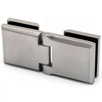 Glasdeurscharnier voor glasdikte 6 - 10 mm RVS-304 mat geslepen model 0305