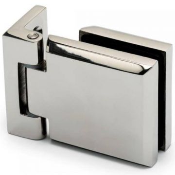 Glasdeurscharnier voor glasdikte 6 - 10 mm RVS-304 glanzend gepolijst model 0306