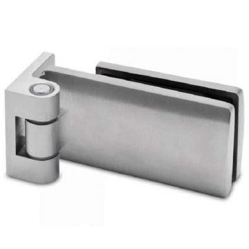 Glasdeurscharnier 90° voor glasdikte 6 - 10 mm RVS-304 glanzend gepolijst model 0504