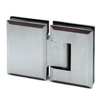 Glasdeurscharnier Akasha glas/glas RVS-304 glanzend gepolijst