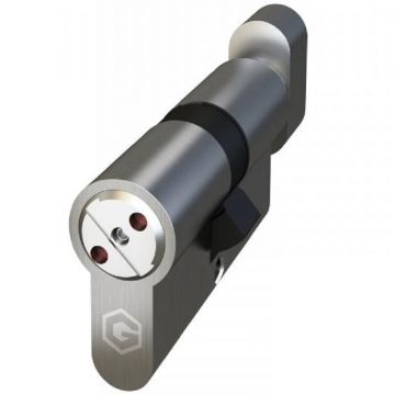 Profielcilinder voor toilet 31/31 mm RVS-304 mat geslepen model 2710