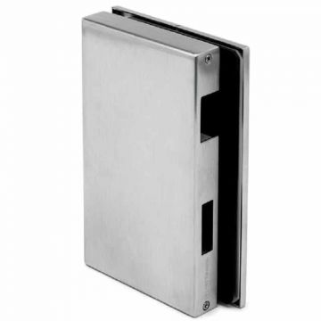 Tegenkast voor glasdikte 8 - 12 mm RVS-304 mat geslepen model 2945